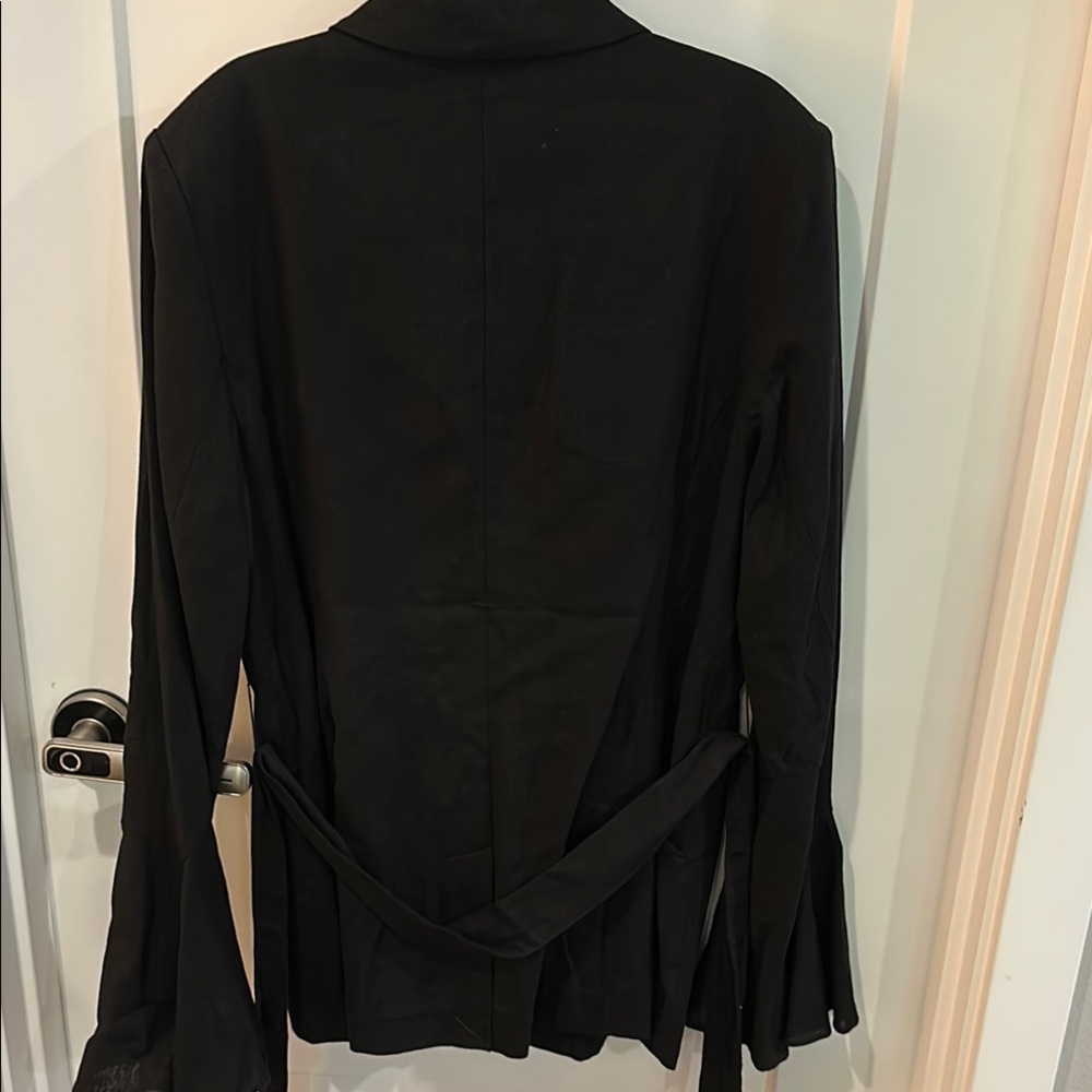 Free People Black Linen Blazer - Picture 8 of 8